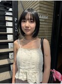 ぱっつんボブ　bobhair