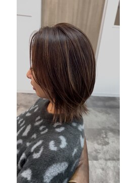 グッディ 倉敷笹沖店(GOOD-DAY) レイヤーボブ×ハイライト