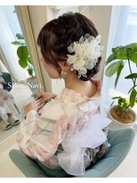 サロンナビ(Salon Navi)&nbsp;浴衣ヘアセット/浴衣ヘア/シニヨン/サイドシニヨン