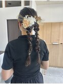【成人式人気】ツインおろしアレンジ