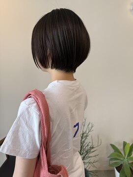 サイン(sain.) ショートボブ/黒髪ショート/丸みショート