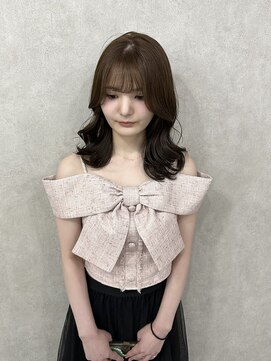 フランチェスカドットボブ(francesca.bob) アッシュグレージュ×顔まわりカット