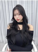 韓国ヘア　2wayバング &nbsp;レイヤーカット くびれヘア &nbsp;顔周り