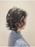 40代50代60代×ショートレイヤー×クリープパーマ