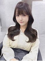 ジエクト カナウ(The Ect canow) ラベンダーグレージュ/グレージュ/レイヤーカット/顔まわり