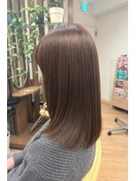 カットサロン ウシジマ(CUT SALON USHIJIMA)&nbsp;【美髪ストレート/顔まわりレイヤー/ショコラブラウン】
