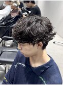シャドウパーマルーズパーマ波巻きツイストスパイラルパーマ