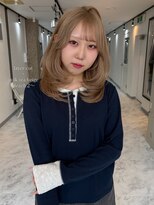 ヴィア 京都烏丸(Via)&nbsp;10代20代/ミルクティーベージュ/ハイトーン/髪質改善/ブリーチ