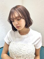 ロンド レイ 立川(Lond Ray)&nbsp;ラテグレージュ/レイヤーボブ/韓国巻き/結べるレイヤー/立川