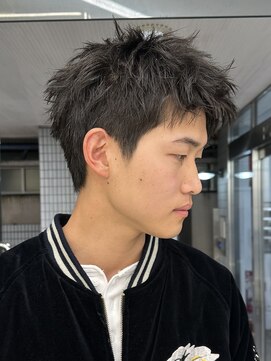 ウィル バイ ブラウン(Vir by Brown) MEN’S/スパイキーショート/ニュアンスウルフ/藤沢美容院
