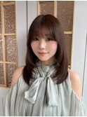 韓国ヘア/レイヤーカット/髪質改善/グレージュ/透明感カラー