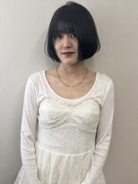 ロックス バイ マグ 松本(rocks BY MAG)&nbsp;ナチュラルボブ透明感カラー小顔ヘア