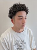 大人ぽい無造作パーマ