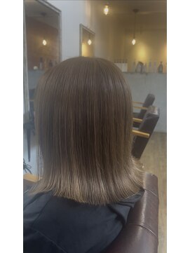 リドルヘアー 石井町店(Riddle HAIR) グレージュ/ミルクティーベージュ/ベージュカラー