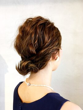 フラッシュ ヘアーアンドスキン(Flash hair&skin) ＃結婚式ヘア＃ミディアムアレンジ