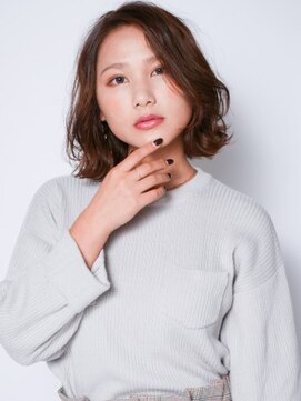 クアトログランシュ ひたちなか店(QUATRO×GranCieux) 似合わせフェミニンボブ★QUATRO128★