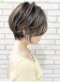 大人可愛い/ショートボブ/小顔/スリークボブ/外ハネボブ