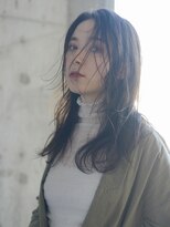 エムクランメイクス 原宿 表参道(m.clan MAKE'S)&nbsp;大人かわいい前髪 ココアブラウン フリンジウエーブ 毛先パーマ