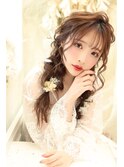 ゆるっと可愛いルーズなツイン編み下ろし
