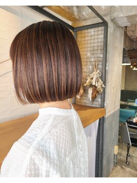 キーン 立川店(keen) 【keen×武田】ツヤ感ハイライト×ボブ