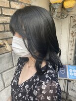 ロイジー(roijir)&nbsp;【roijir 表参道】韓国風ミディ×ブルーブラック