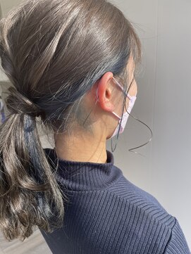 美容室 アイディー i-dee インナーブルー