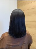 韓国スタイル/黒髪/髪質改善縮毛矯正/香椎/千早/髪質改善/韓国風