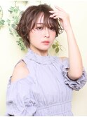 アレンジショートココアベージュ