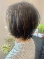 ソマル(so.maru)&nbsp;長めの大人ショートボブ×ハイライト5枚