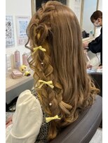 ラルム 仙台(LARME)&nbsp;編みたらし／ハートリボンアレンジ