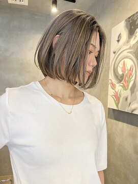 ブルックス ハイライト/ショート/ショートボブ/ボブ/大人ショート/30代/40代