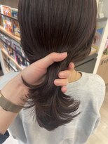イルミナカラーでこっくりベージュカラー×Aujuaトリートメント