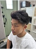 滋賀/南草津/メンズ美容室/波巻きツイストスパイラルパーマ