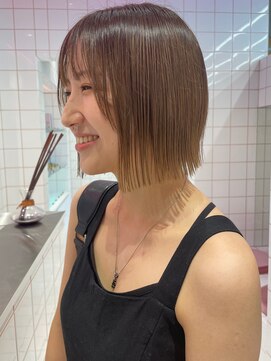 ココ なかもず店(COCO) レイヤーカット/ボブ/髪質改善/チェリーブラウン