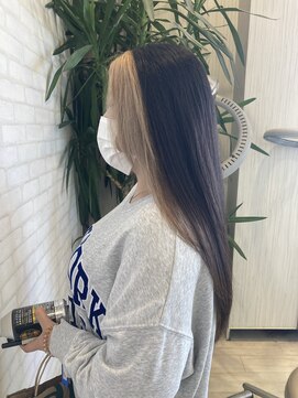 ビス ヘア アンド ビューティー 西新井店(Vis Hair＆Beauty) 大人気フェイスフレーミングミルクティーベージュカラー