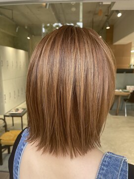 ジェムバイアルテフィーチェ(gem by artefice) ハイライト×ベージュカラー