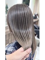 アッシュ 大宮店(Ash)&nbsp;細めハイライトバレイヤージュラテブラウン