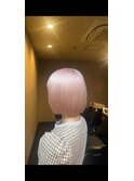 黒髪/ボブルフ/ネビージュ/小顔/ワンレン/○○/髪質改善/前髪