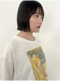 韓国ボブ/切りっぱなしボブ/タッセルボブ/透明感カラー/Minori
