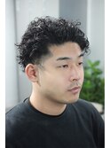 極道パーマ×フェード/20代30代40代