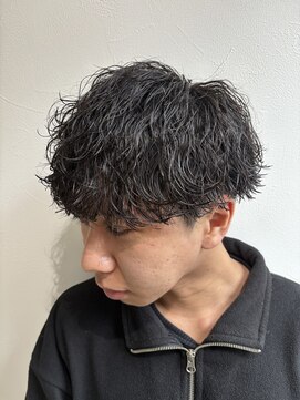 グラフ 立川(Graph.) 波巻きパーマツーブロックマッシュパーマ