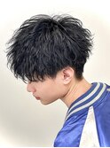 ラフツイスパ × 刈り上げマッシュ