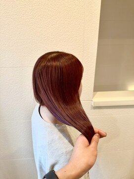 ヴィラ 川西店(Villa) 大人可愛い髪質改善カラーラベンダーベージュストレート透明感