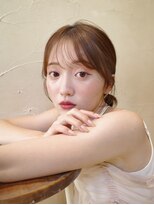 ベル 表参道店(Belle)&nbsp;結んだ時にも可愛い顔周りカット