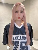 ペレ アネックス 大阪梅田茶屋町店(PELE ANNEX)&nbsp;くびれヘア/アプリコットオレンジ/夏のヘアアレンジ/梅田