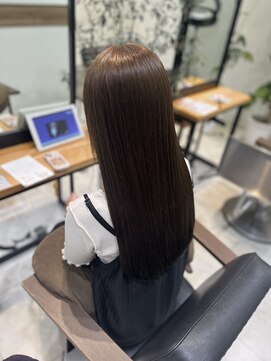 ケンジ 南林間(KENJE) 艶髪×レイヤー×ブラウンカラー【南林間】