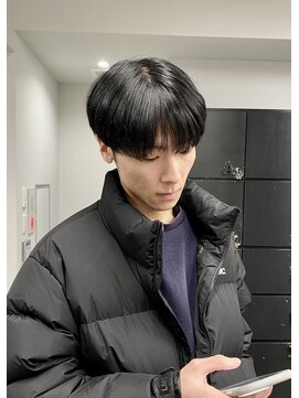 ヘアー アイス 御器所本店(HAIR ICI) 秋色黒髪◎メンズマッシュで清潔感！ビジネスにも◎20代社会人