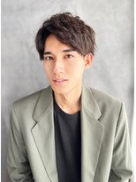 ティエル 町田店(tiel)&nbsp;【町田】韓国風ショートパーマ×アップバング爽やかヘア