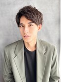 【町田】韓国風ショートパーマ×アップバング爽やかヘア
