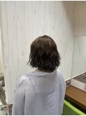 ボブパーマ/尼崎/黒髪/小顔/大人ガーリー/似合わせカット